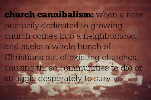 church cannibalism.
