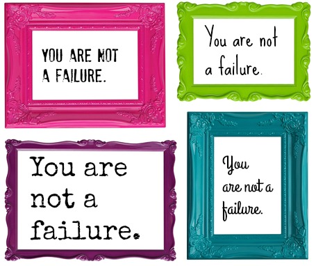 formation friday: you're not a failure.