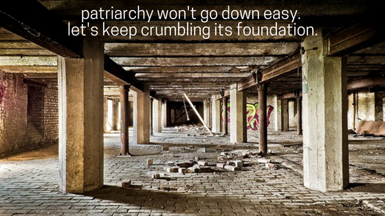 from standing tall to on the floor: conversations on patriarchy.